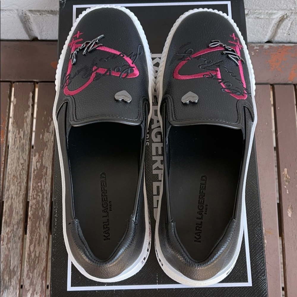 👱🏼‍♀️Karl Lagerfeld Slip on Shoes. Size 7.5 - Picture 6 of 8